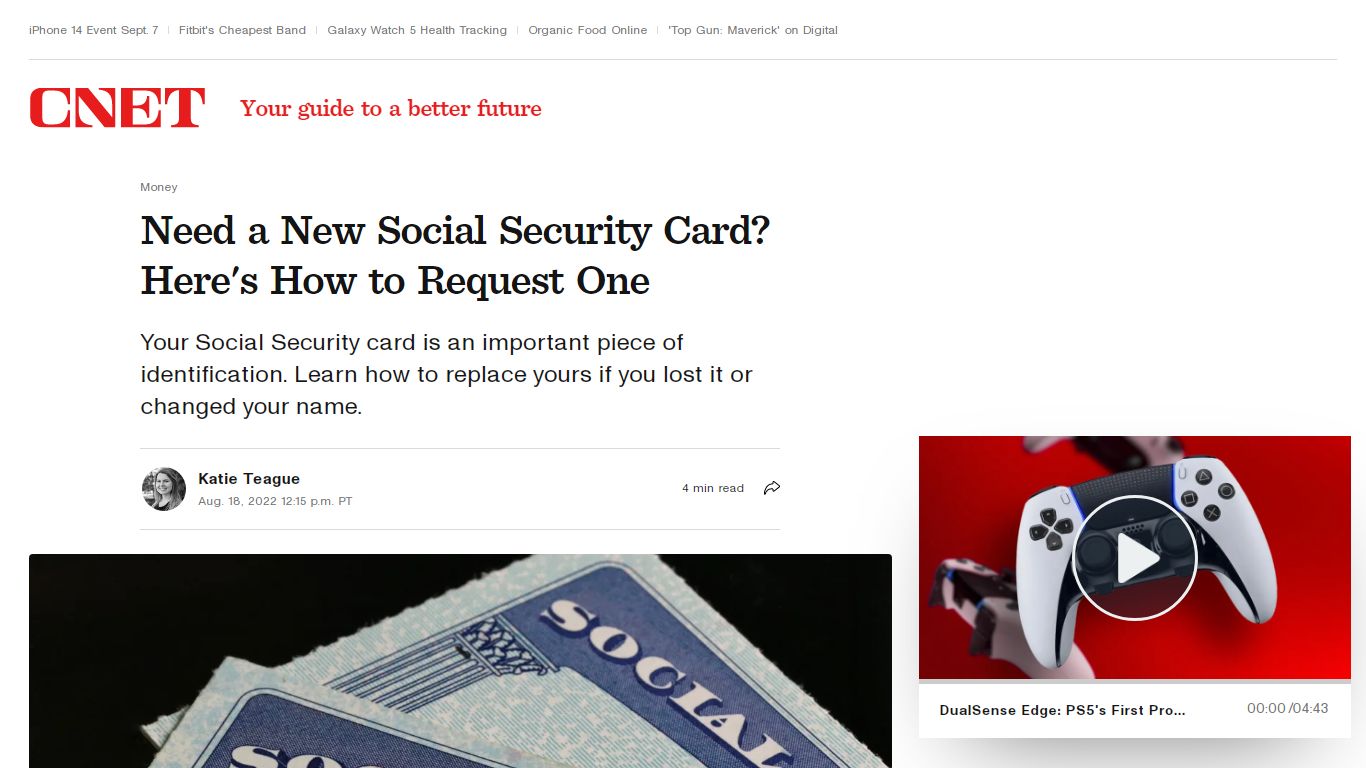 Need a New Social Security Card? Here's How to Get One